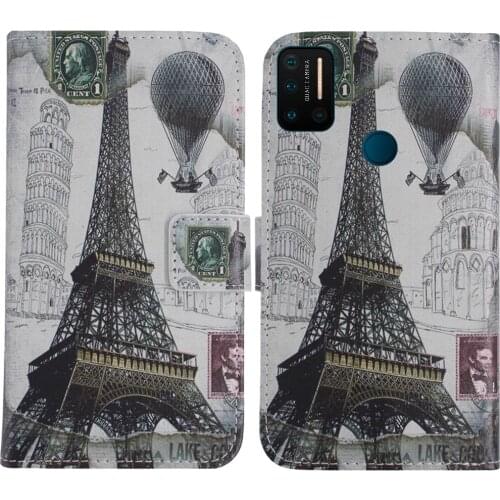 TienJueShi Fashion Protection Flip Leather Cover Wallet Case For UMIDIGI A7S BISON Pouch Shell Etui Skin