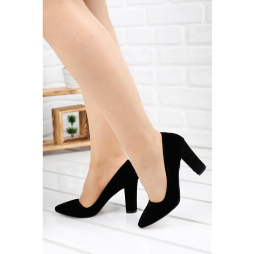 Ayakland 137029-311 Suede Casual 8 Cm heel Ladies Shoes Women shoe heel , Women pumps , Shoes on heels , high heel shoes