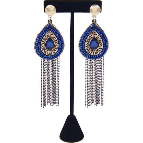 Yulaili New Earrings for Women Top Quality Handmade Water Drop Tassels Earring Fashion Party Jewelry Gifts Free Shipping