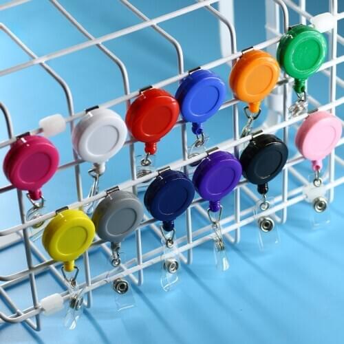 1Pcs Tactical Casual Outdoor Telescopic Wire Keychain Anti Theft Key Chain Retractable Key Ring Holder Badge Hanging Buckle