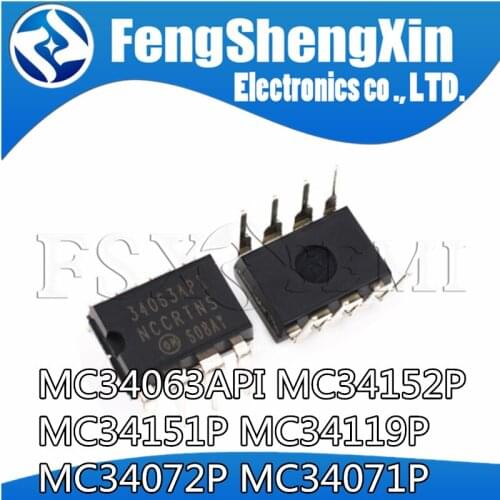 10pcs MC34119 DIP MC34119P DIP8 MC34119API DIP-8 Low Power Audio Amplifier IC