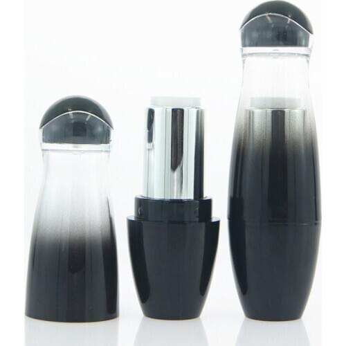 12.1mm New Arrival Empty Lipstick Tube Gradient Plastic Lip Balm Packaging Refillable Bottle Cosmetic Containers 30/50pieces/Lot