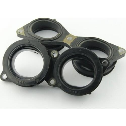 2pcs Motorcycle Carburetor Interface Manifold Intake Glue For Yamaha YZF R1 2009-2014 RaceBase 2009-2012 14B-13595-00 14B-135960