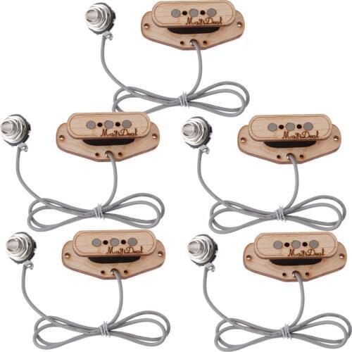 5pcs 4.3K Resistance Rosewood Alnico 3 String Cigar Box Guitar Pickup