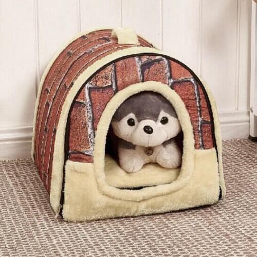 50% Hot Sales!!! Portable Detachable Cats Dog Puppy Soft Pet Sleeping Bed Cushion House Nests