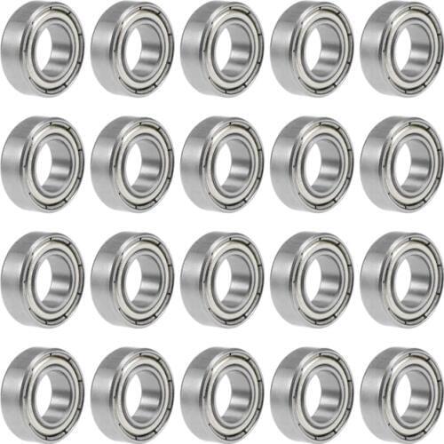 689ZZ Deep Groove Ball Bearing 9x17x5mm Double Shielded Bearing Steel Bearings 20Pack