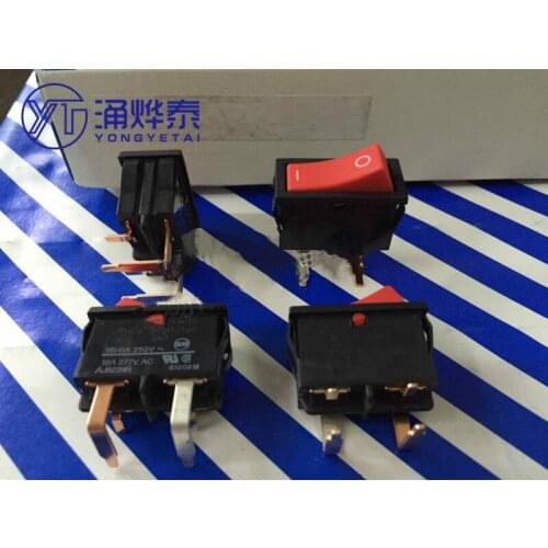 AJ8231R curved foot 2 file 4Pin boat switch boat 16A/250V power rocker switch