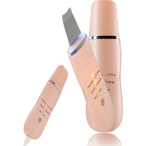 Face scrubber machine nose blackhead remover Face Peeling Facial Cleansing Machine High Frequency Vibration derma skin scrubber