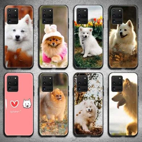 Japanese Spitz Dog Phone Case For Samsung Galaxy S20 FE Plus Ultra S6 S7 Edge S8 S9 Plus S10 5G Lite 2020