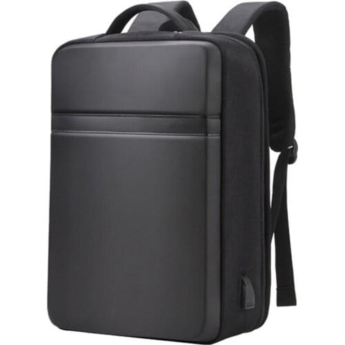 Business computer bag hard shell backpack waterproof handbag laptop tablet travel bags college student USB charging schoolbag