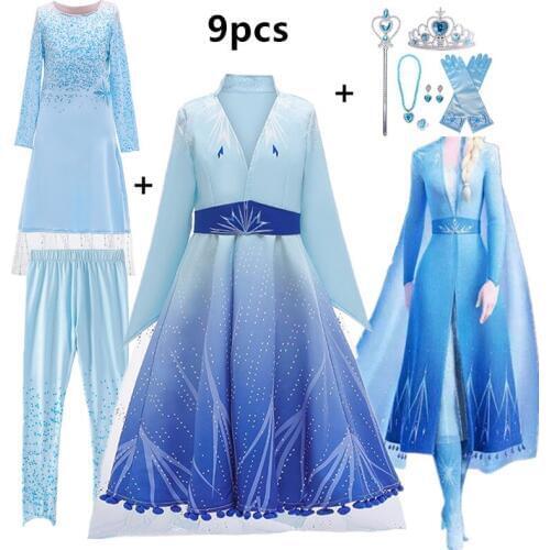Children Costume For Girls Dress Dress Party Cosplay Princess Dresses For Girls Halloween Birthday Dress Up Clothing