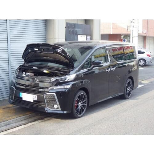 For 2015-2020 Toyota VELLFIRE AGH30W Mini Front Hood Bonnet Modify Gas Struts Carbon Fiber Spring Damper Lift Support Absorber