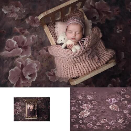 Oil Painting Abstract Texture Backdrop for Photography Studio Newborn Kids Portrait No Wrinkle Photo Backdrop for Photocall Prop