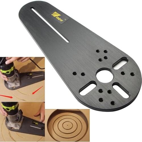 Circle Cutting Jig for Bosch Makita Electric Hand Trimmer Wood Router Milling Circle Trimming Machine Accessories