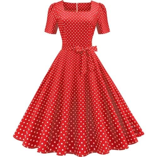 LAUZUOLA Summer Polka Dot Dresses