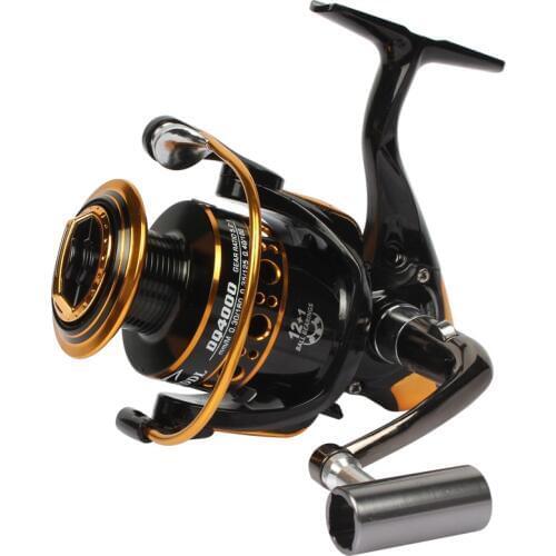 Metal Spool Spinning Fishing Reel DQ2000/3000/4000/5000 13BB 5.2:1 feeder and carp fishing wheel fishing gear tackle