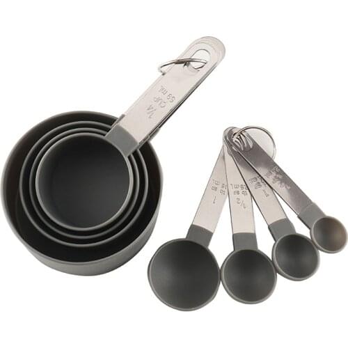 Multi Purpose Measuring Spoons Cups Tea Coffee Measuring Tools Sets Baking Accessories Stainless Steel Handle Kitchen Gadgets