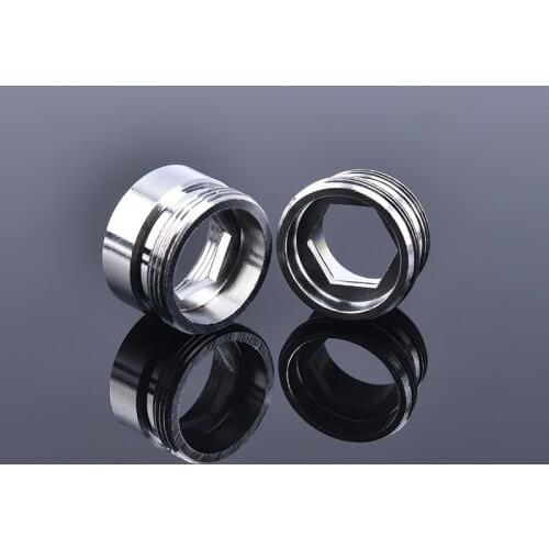 Stainless Steel M22 to M20 Thread Connector Faucet Joints Water Tap Adapter