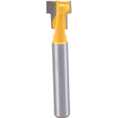 T-Slot Shank Straight Slotting Cutter Router Bit Diameter Milling Cutter Tungsten Cobalt Alloy Woodworking Tool