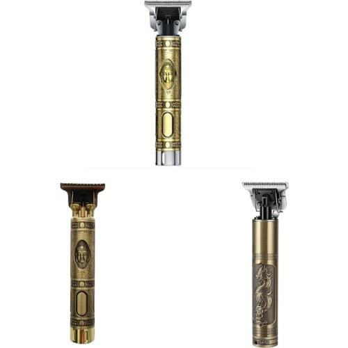 USB Rechargeable Hair Clipper Electric hair trimmer Cordless Shaver Trimmer 0mm Men Barber Hair Cutting Machine