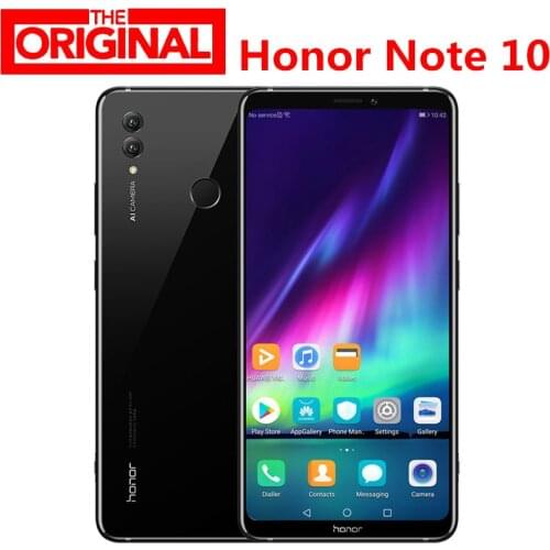 Stock New Honor Note 10 Mobile PhoneKirin 970 Octa core 6.9" 2220X1080 6GB RAM 128GB ROM 24.0MP NFC Fingerprint 5000mAh
