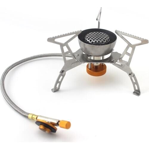 Windproof Camping Stove Outdoor Strong Gas Cooker Split-Type Stove Equipment
