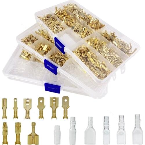 280/315/600pcs male / female conductor insert + sheath and 4.0 bullet connector diameter 4mm male + female thread 1:2 sheath