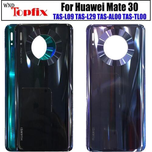 For Huawei Mate30 Mate 30 Back Glass Battery Cover Rear Door Housing Case For Huawei Mate 30 Battery Cover