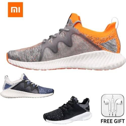 Xiaomi Mijia Freetie sneakers men shoes mens casual man One pair of shoe canvas upper rubber outsole cushioning rebound