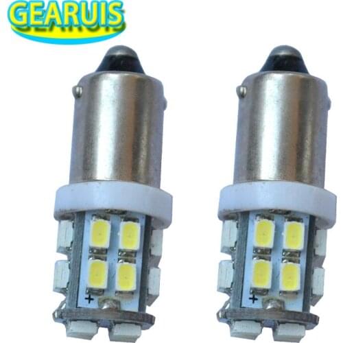 100pcs Car BA9S LED 20 SMD 3020 1206 20SMD Car Light Source T4W Map Indicator License Plate Light Dome Lamp door Bulb White 12V