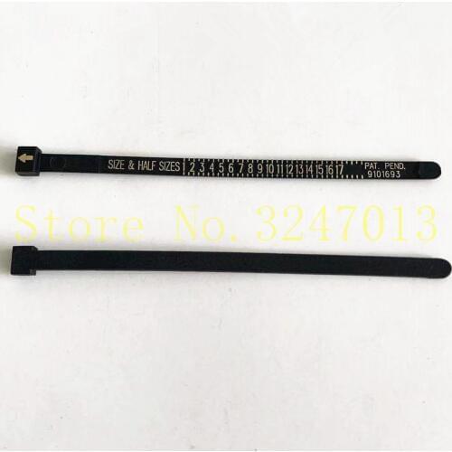 100PCS Ecomical black US size Multi-sizer Ring Sizer