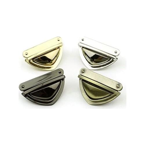 5 Psc Metal Lock Parts Triangle Point Plug Lock Box fixed Press Zinc Alloy Lock Case Hardware Accessorie 34 X 51cm