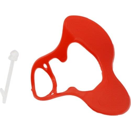 50 Pcs Duck Glasses Plastic Anti-peck Eyed Duck Chicken Brooder Poultry Farm Equipment Red Duck Glasses Special Accessories