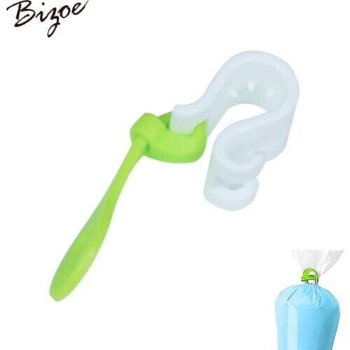 6 pieces Cake Decorating Bag Clips Frosting Piping Bags Icing Cake Cupcakes Ice Piping Bag Buckles Reusable Baking Tools