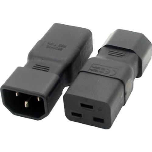 C14-C19 AC Power Adapter IEC320 C14 TO C19 Connector Converter Male To Female Socket Chassis Server Conversion Plug