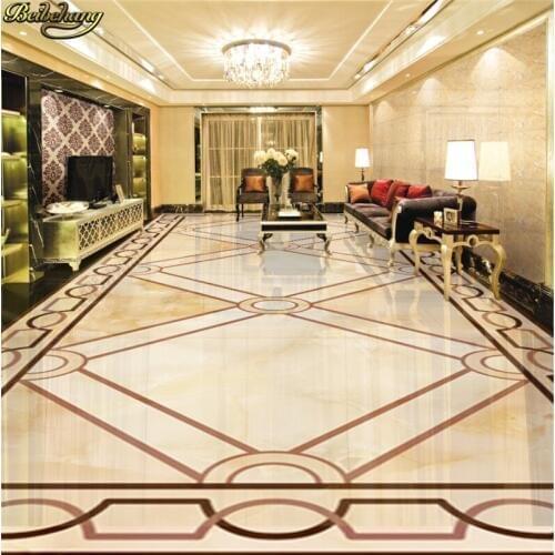 Beibehang Custom photo wallpaper 3D high imitation marble water knife parquet mural PVC self-adhesive waterproof floor wallpaper