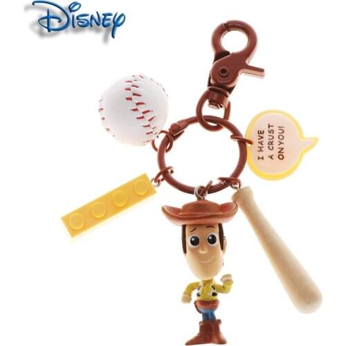 Cute Cartoon Anime Toy Story Woody Jessie Buzz Lightyear Pendant Keychain Model Collection Childrens Birthday Gift Toys