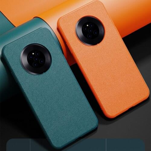 For Huawei Mate 40 Pro Plus Case Luxury PC Grain leather Matte Slim protective Back Cover Case For huawei mate 40 40pro mate40