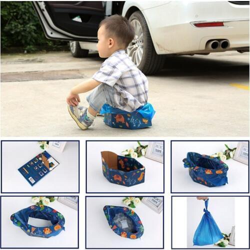 Baby Travel Potty Seat Portable Toilet Seat Kids Comfortable Assistant Multifunctional Environmentally Stool Travel Potties