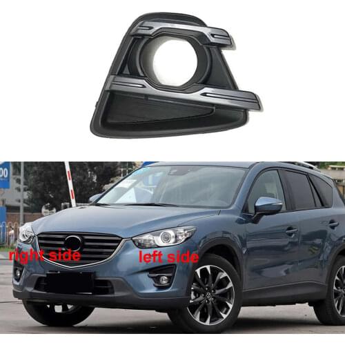 For Mazda CX5 CX-5 2015 2016 2017 Front Bumper Grille Fog Lights Box Frame Fog Light Cover Fog Lamp Shell