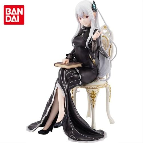Bandai Genuine Re:Life In A Different World From Zero Echidna Anime Action Figures Collectible Model Ornaments Toys Gifts