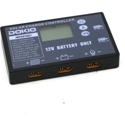 DOKIO Flexible folding solar panel Supplementary accessories Solar controller USB solar controller 10A/20A solar controller