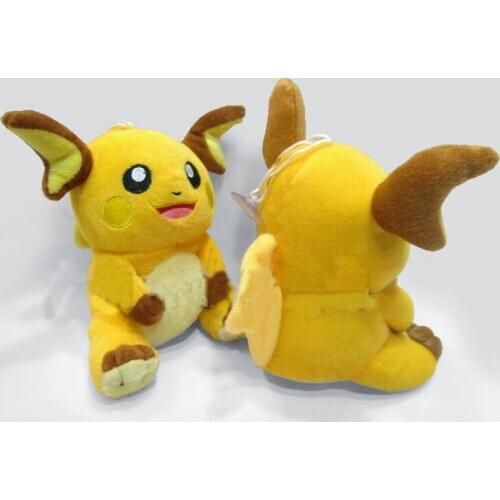New Raichu Toys Pichu Soft Plush Stuffed Animal Teddy Doll 7" Anime Baby Spiky-eared Dolls Christmas Gift