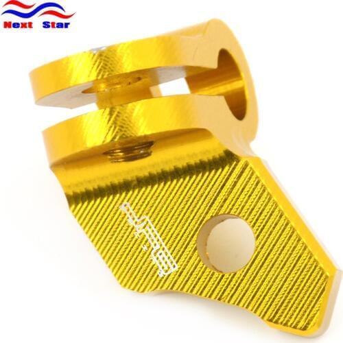 Motorcycle CNC Gold Clutch Cable Bracket For SUZUKI RMZ450 RMZ 450 RM450Z 2008 2009 2010 2011 2012 2013 2008-2013