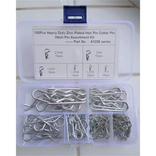 Metal R-type Cotter Pins Wave Latch Bolt Cotter Pin Tractor Clip Mechanical Hitch Pin