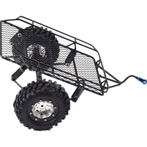 Metal Trailer Frame Simulation Trailer RC Cars Hopper For 1/10 Trail Tamiya Axial SCX10 CC01 D90 Traxxas Trx-4 Trx4 Rc Crawler