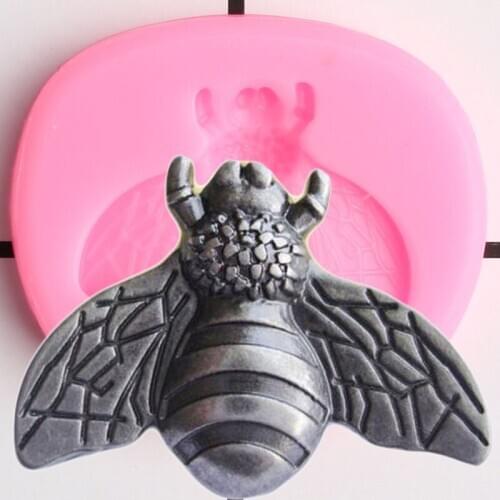 Insect Bee Silicone Molds Cupcake Topper Fondant Cake Decorating Tools Jewelry Polymer Resin Clay Candy Chocolate Gumpaste Mould