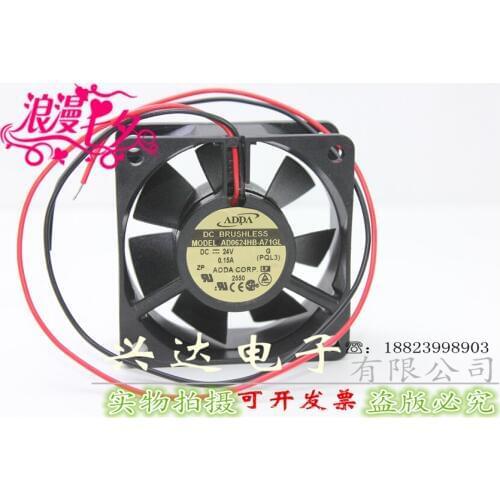Original new fan 6025 24V 0.15A AD0624HB-A71GL 6cm inverter fan