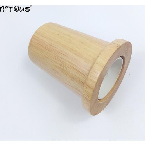 10pc/lot wood lamp base E27 socket Chandelier light Hanging wood holder led pendant lamp DIY wood ceiling lighting accessories