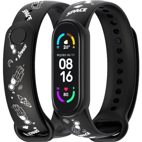 Strap for Xiaomi Mi Band 6 5 Wristband Bracelet Mi Band 6 Strap for Mi Band 5 Pulseira Wrist Belt Miband 5 Correa Replacement